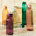 HAY Miz 720ml Dark Green & Mauve with 540ml Caramel