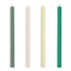 HAY Square Candle Set of 4 - Greens & Whites