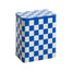 HAY Tin Container - Large - Blue & Off White