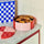 HAY Tin Container - Round Red and Soft Pink