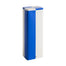 HAY Tin Container - Slim - Blue and Off-white