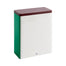 Hay XLTin Container - Off-White, Burgundy & Green