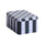 Hay Tin Container Small Green Dark Blue