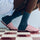 HAY Stripe Waffle Slippers Cool Pink