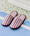 HAY Stripe Waffle Slippers Cool Pink