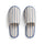 HAY Stripe Waffle Slippers Dusty Blue