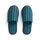 HAY Stripe Waffle Slippers Petrol Blue