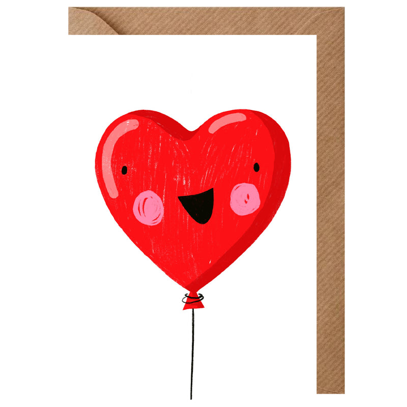 Heart Balloon Valentines Card | Nicola Watson – Utility Gift