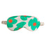 Helio Ferretti Abstract Flower Green Eye Mask