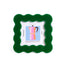 Helio Ferretti Petal Photo Frame 10x10cm - Dark Green