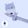 Legami Erasable Pen Hippo (Blue)