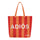 The General Classification Hola Tote Bag - Orange & Red Stripe