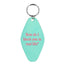 Block You in Real Life Retro Keyring