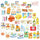 Haco Box of Stickers - Supermarket
