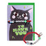 Jolly Awesome Friendship Bracelet Card - Lucky Black Cat
