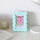 Helio Ferretti Petal Photo Frame 10x15cm - Turquoise