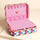 Lisa Angel Checkerboard Bow Jewellery Case