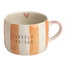 Belly Button Stripe Mug - Lovely Friend