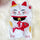 Maneki Neko (Lucky Cat) shaped hot water bottle
