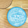 Round Man City Blue Coaster