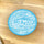 Round Man City Blue Coaster