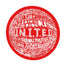 Round Man United Red Coaster