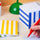 Blue Stripes Memo Block