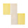 Midori Peelable Sticker Book Yellow