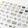 Midori Sticker Sheet 2686 Pictograph Bears