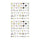 Midori Sticker Sheet 2686 Pictograph Bears