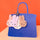 Bon Ton Toys x Miffy Head Keyring - Pink