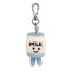 Ohh Deer Silly Bean Keyring - Milk