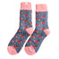 Miss Sparrow Thick Winter Socks Sausage Dogs Denim