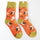 Miss Sparrow Thick Winter Socks Woodland Orange