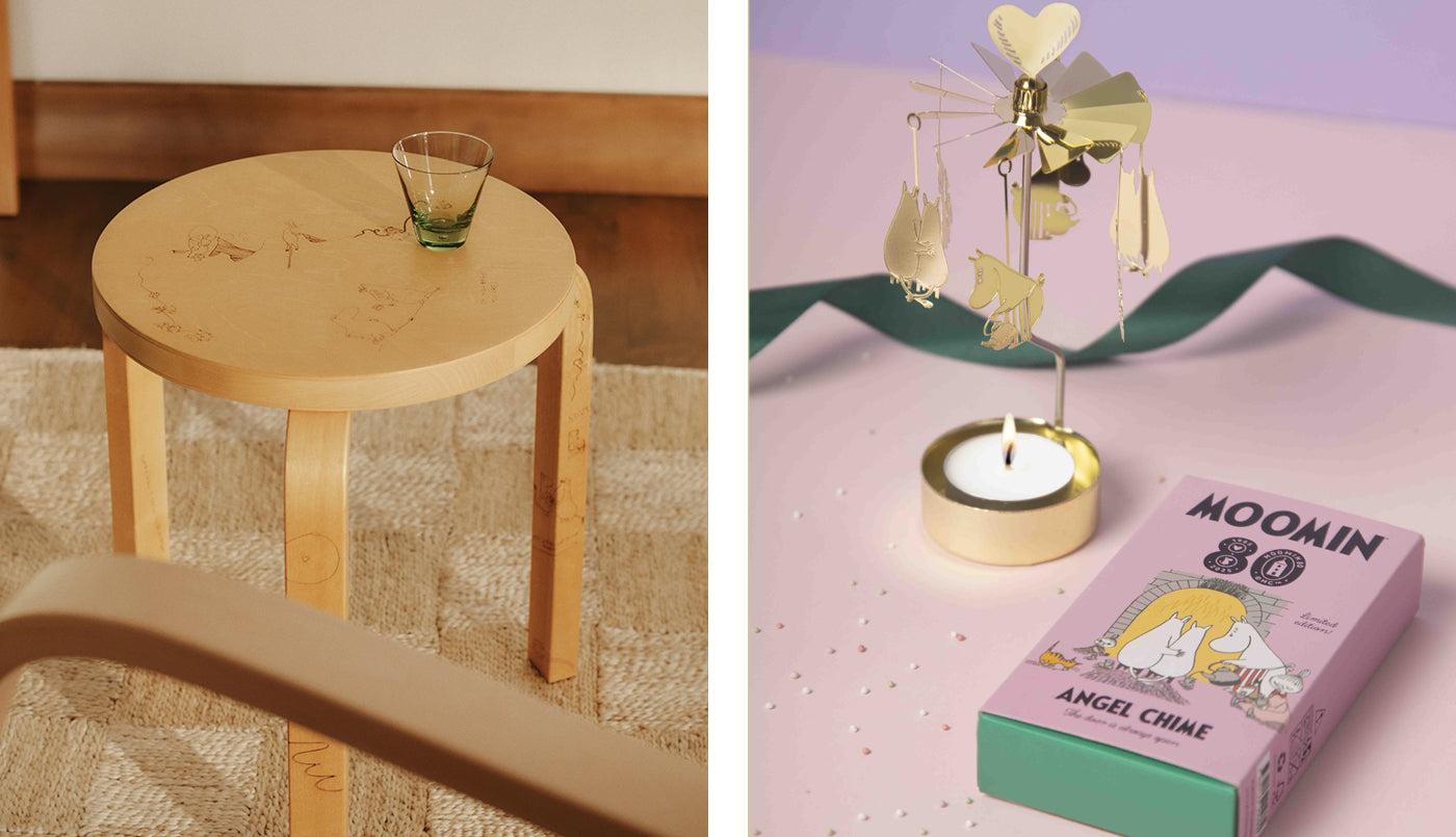 moomin moomins moominhouse snufkin 80 years anniversary artek pluto candle