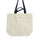 Grey with navy strap