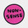 David Shrigley Non-sense Embroidered Patch