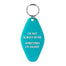 Sometimes I'm Asleep Retro Keyring