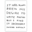 David Shrigley  Write Poetry A5 Notebook