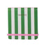 Green Stripes Elasticated Mini Jotter
