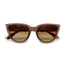 OKKIA Silvia Pink Light Havana (Brown Lens) Sunglasses