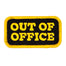 These Are Things Iron-On Patch - Out Of Office