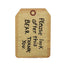Half Moon Bay Paddington Bear Tag Shaped Mini Notebook