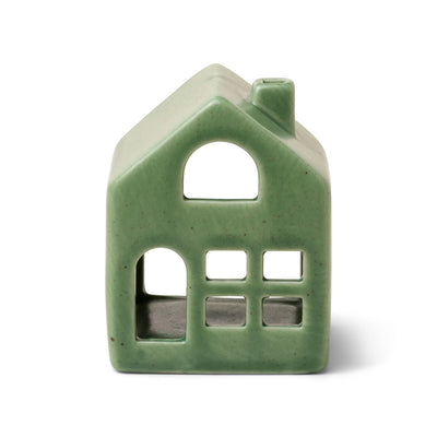 Paddywax Ceramic Green Cottage & Incense Cones