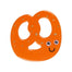 Greeting Life Puffy Toy Sticker - Pretzel