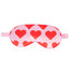 Helio Ferretti Hearts Red & Pink Eye Mask