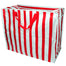Rex London Striped Jumbo Storage Bag - Blue & Red