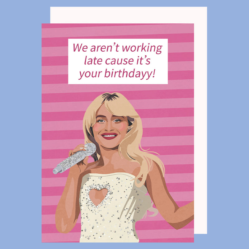 Sabrina Carpenter Birthday Card | Utility Gift UK