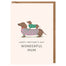 Sausage Dogs Mother's Day Card