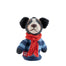 ChunkiChilli Sheepdog Red Scarf Knitted Finger Puppet